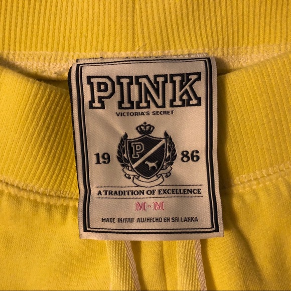 PINK! Victoria’s Secret Neon Capri Sweatpants - Picture 5 of 8